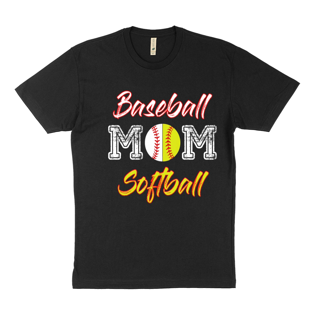 Baseball - Softball Mom T-Shirt Sustainable T-Shirt