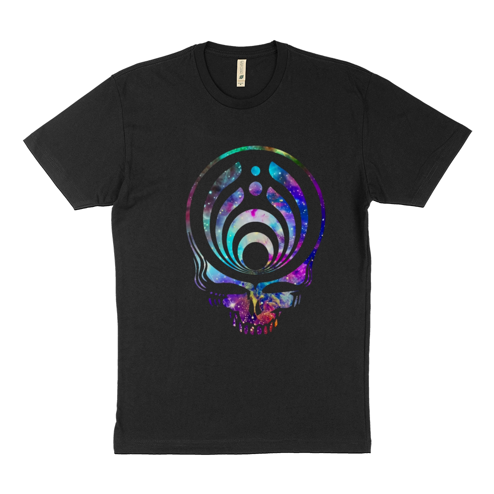 Bassnectar Galaxy Skull Head Sustainable T-Shirt