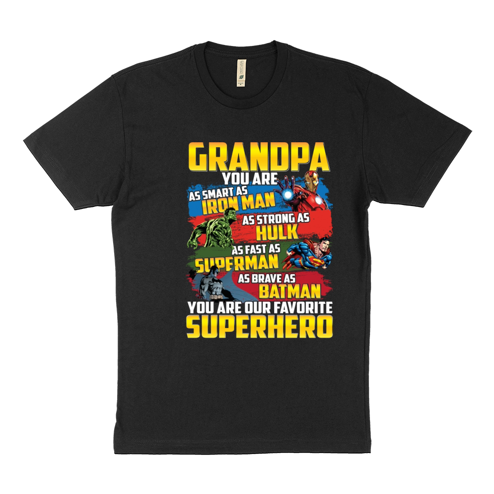 Grandpa- Superhero Sustainable T-Shirt