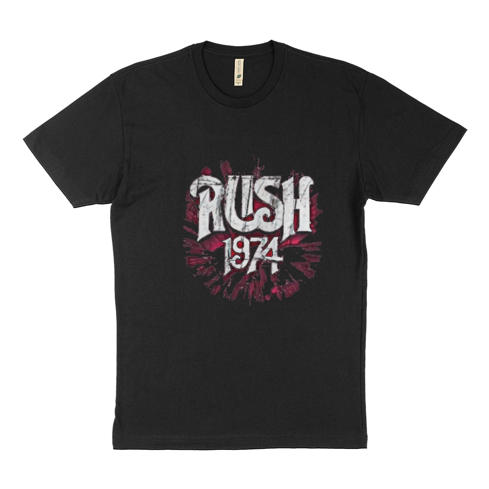 Rush 1974 Logo Progressive Hard Rock Heavy Metal Music Band Sustainable T-Shirt