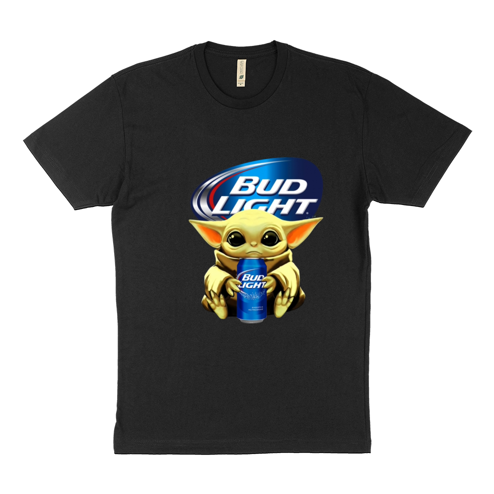 The Mandalorian Baby Yoda Bud Light Sustainable T-Shirt