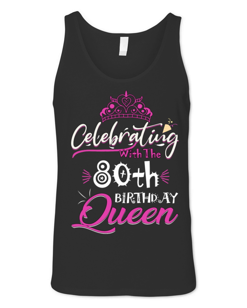 Celebrating With The 80th Birthday Queen Unisex Jersey Tank