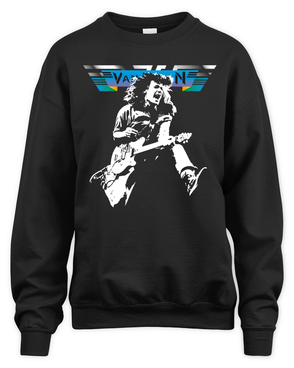 Eddie Van Halen Unisex Premium Crewneck Sweatshirt