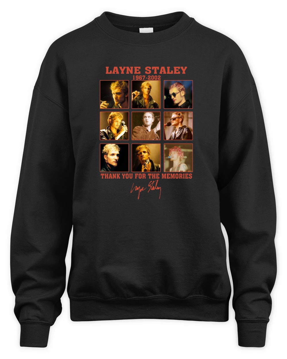 LAYNE STALEY 1967 2002 Unisex Premium Crewneck Sweatshirt