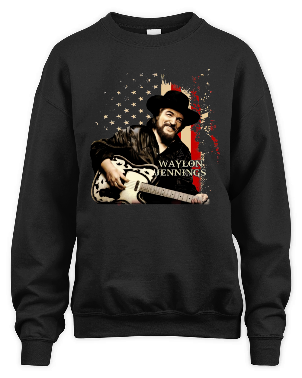 Waylon Jennings america Unisex Premium Crewneck Sweatshirt