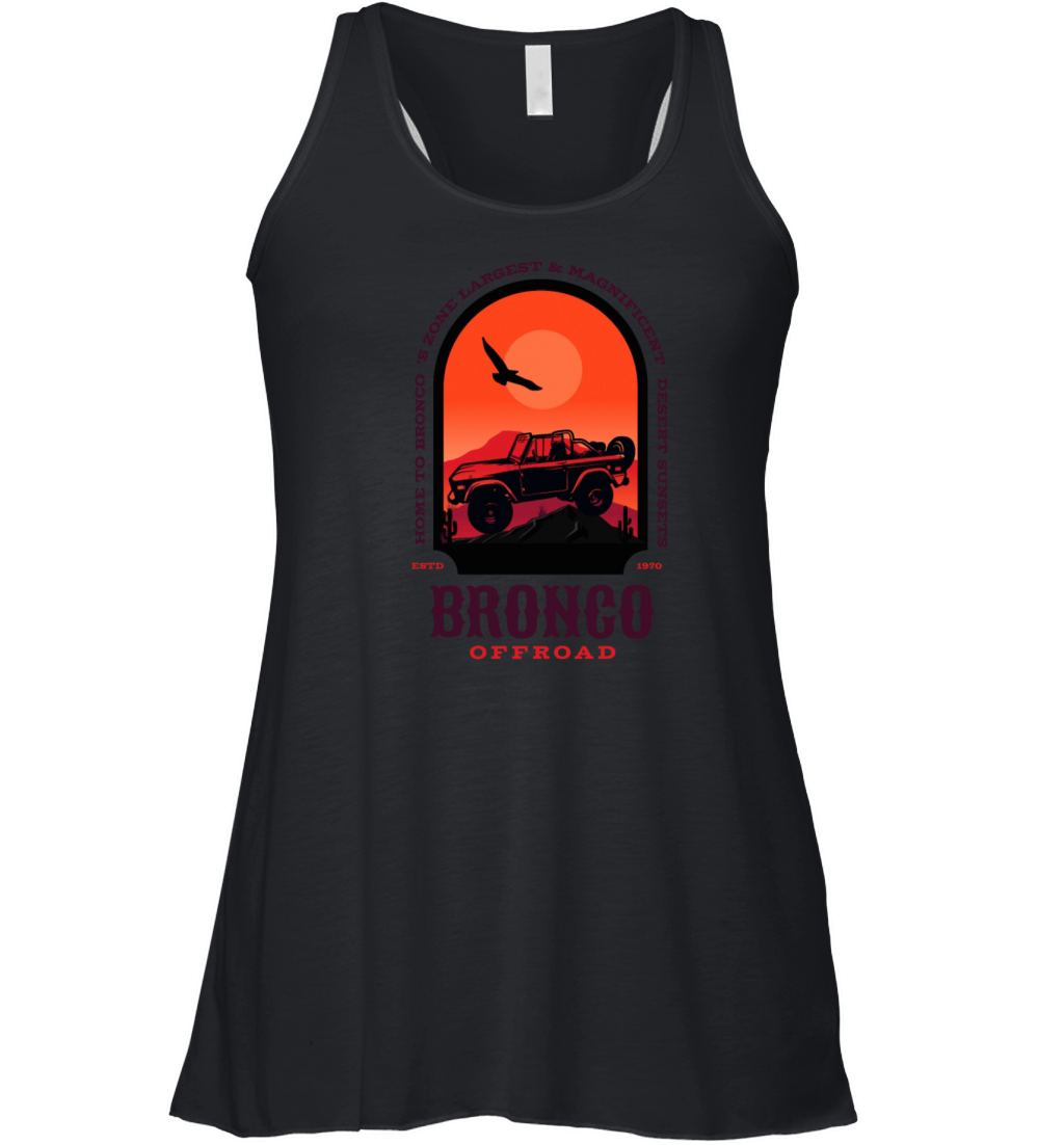 ford bronco sweatshirt vintage gifts Women's Flowy Tank Top