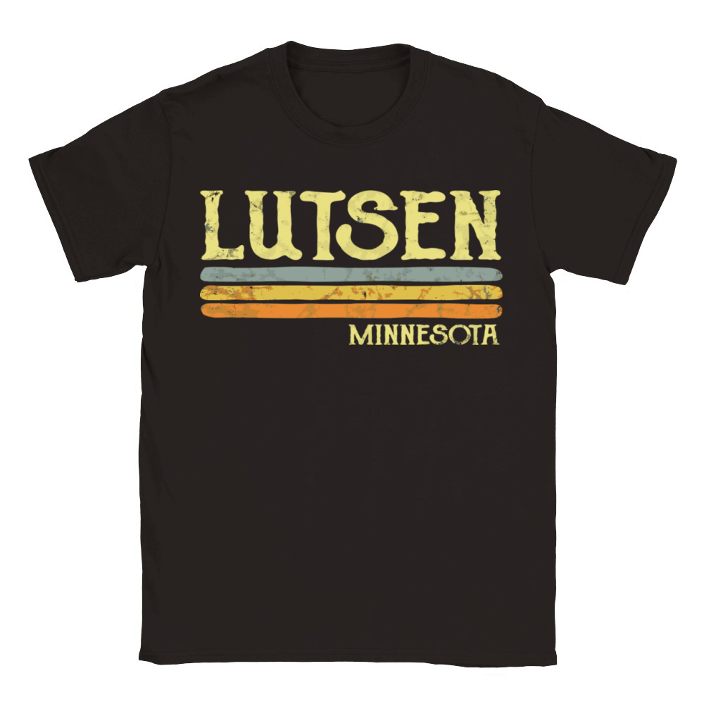 Vintage Lutsen Minnesota Mn Love Souvenir Classic Kids Crewneck T-shirt