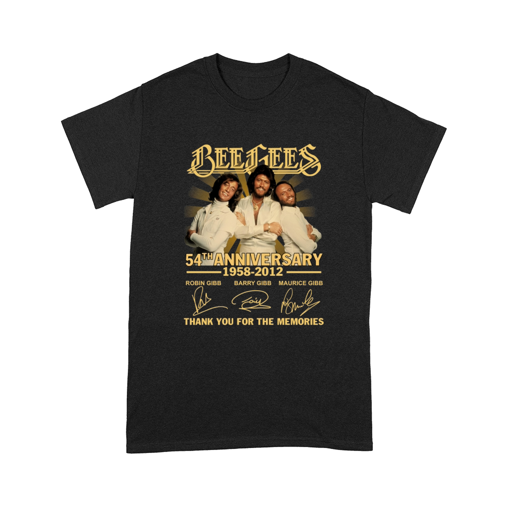 Bee gees 54th anniversary 1958 2012 thank you for the memories signatures Comfort T-shirt