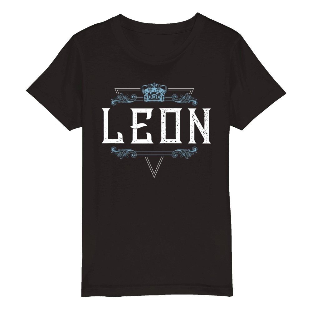 Leon Organic Kids Crewneck T-shirt
