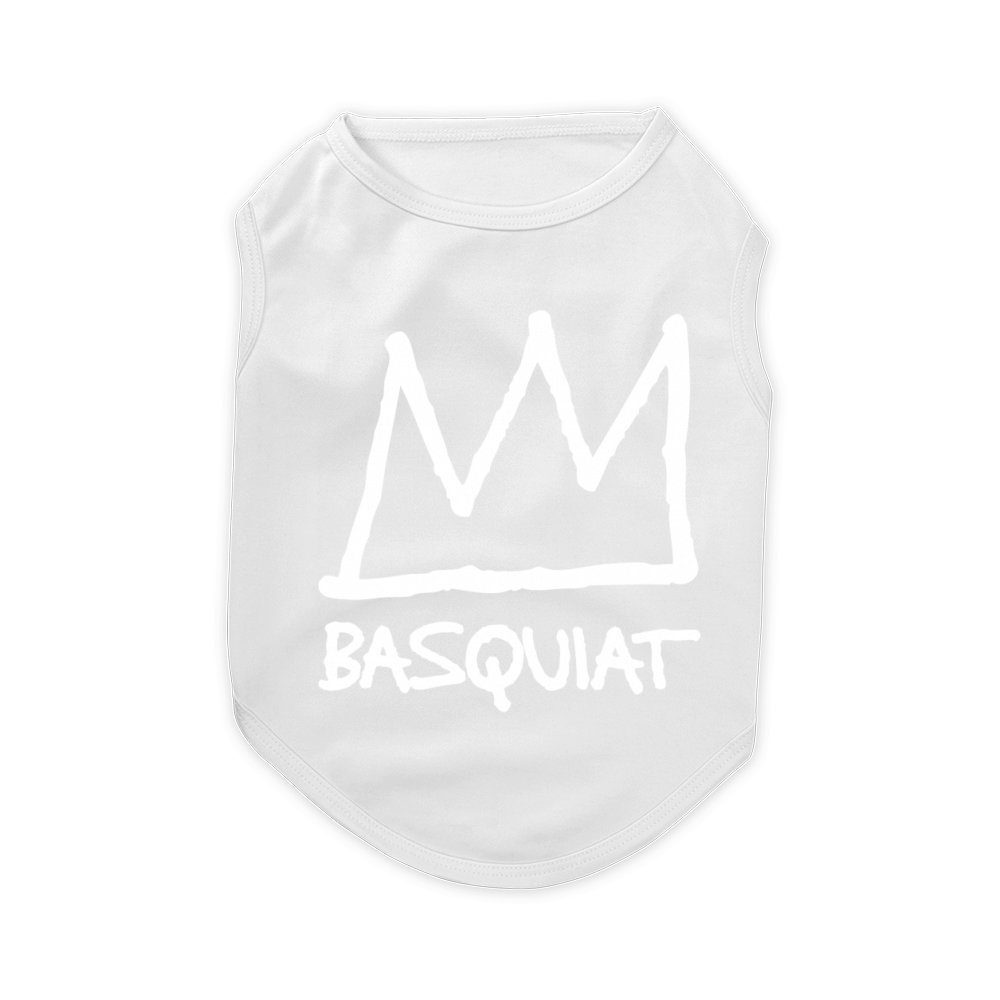Classic Basquiat Crown Line Art Pet T-Shirt