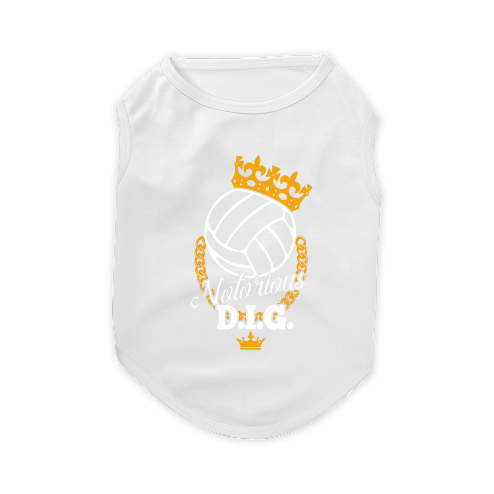 Funny Volleyball Notorious DIG Pet T-Shirt