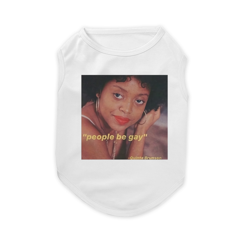 Quinta Brunson People be Gay Pet T-Shirt