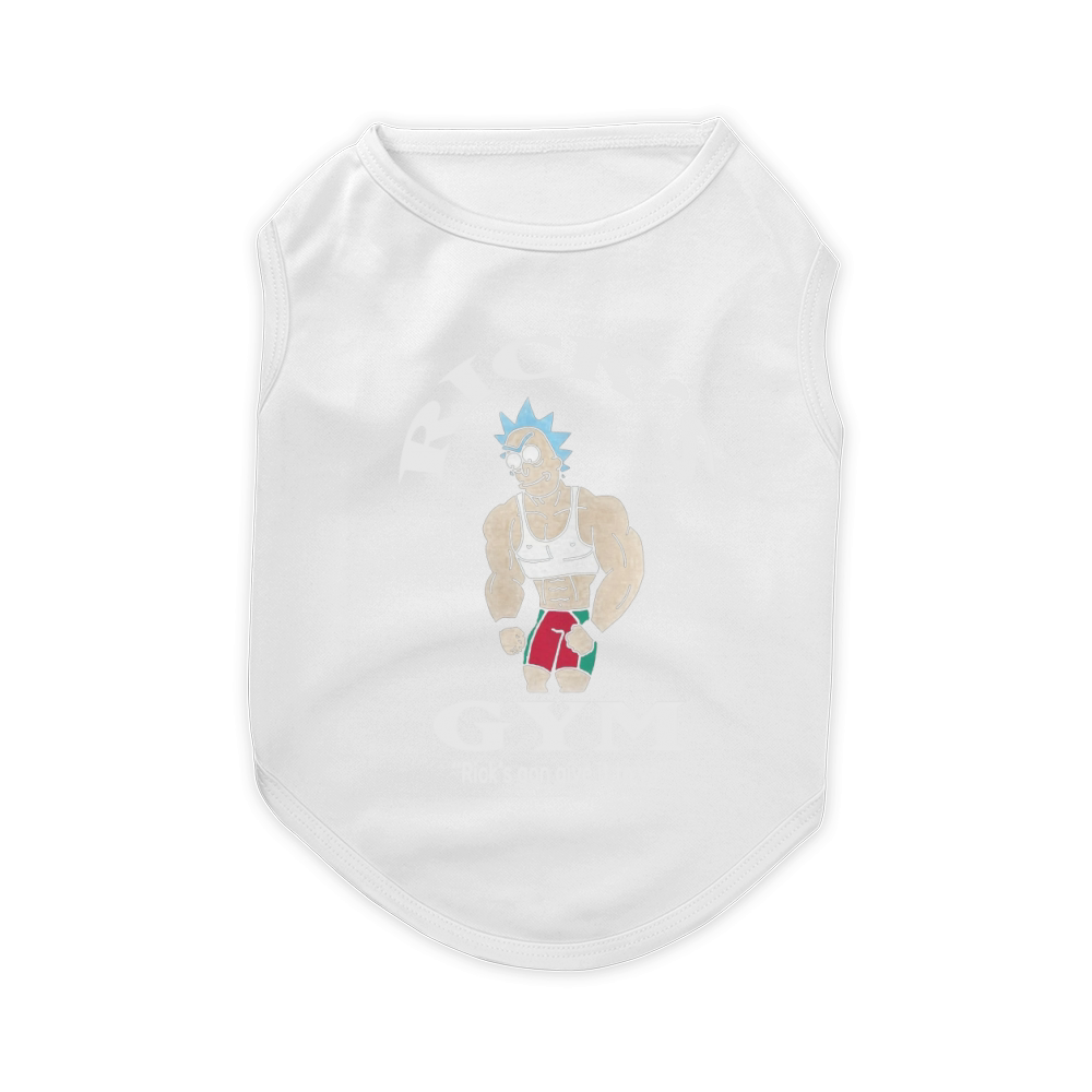 Ricks gym ricks gon give it to ya shirt hoodie tank top Pet T-Shirt
