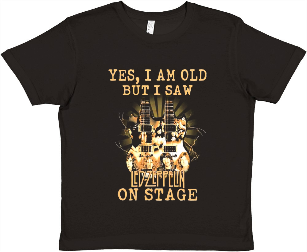 Yes I Am Old But I Saw Led Zeppelin On Stage shirt Premium Kids Crewneck T-shirt