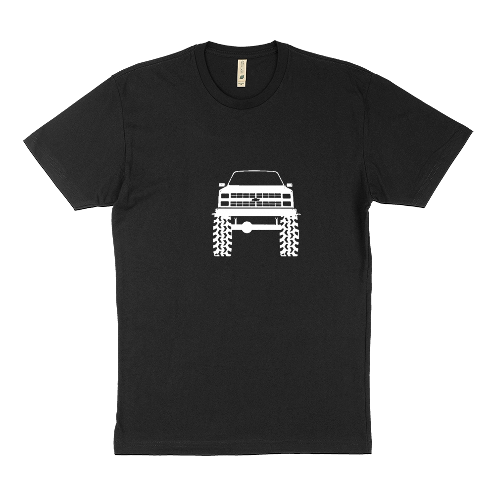 American K5 Blazer Lifted Mud Tires Truck Sustainable T-Shirt