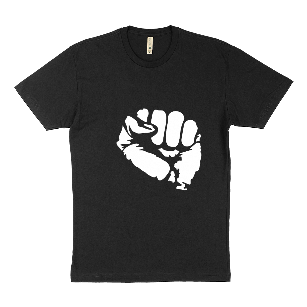 Black power fist Sustainable T-Shirt