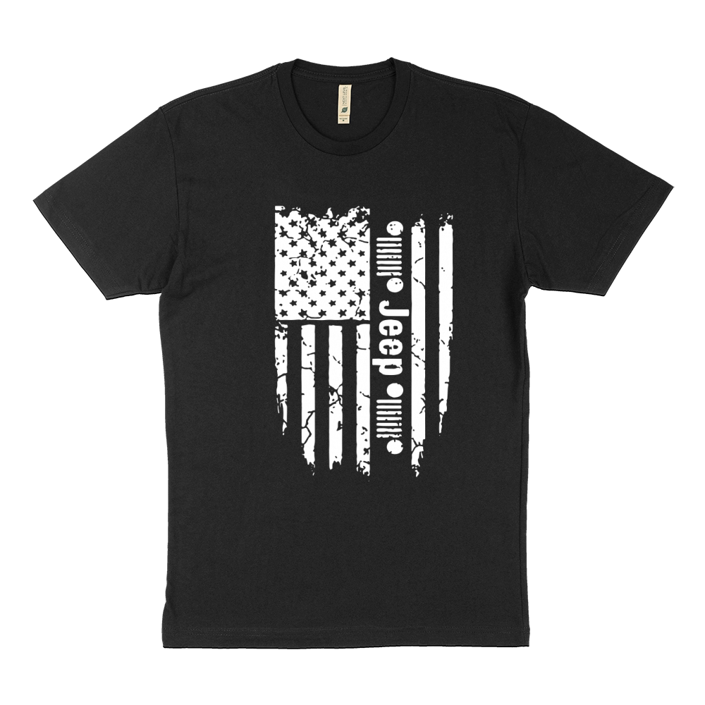 Jeep American Flag Sustainable T-Shirt