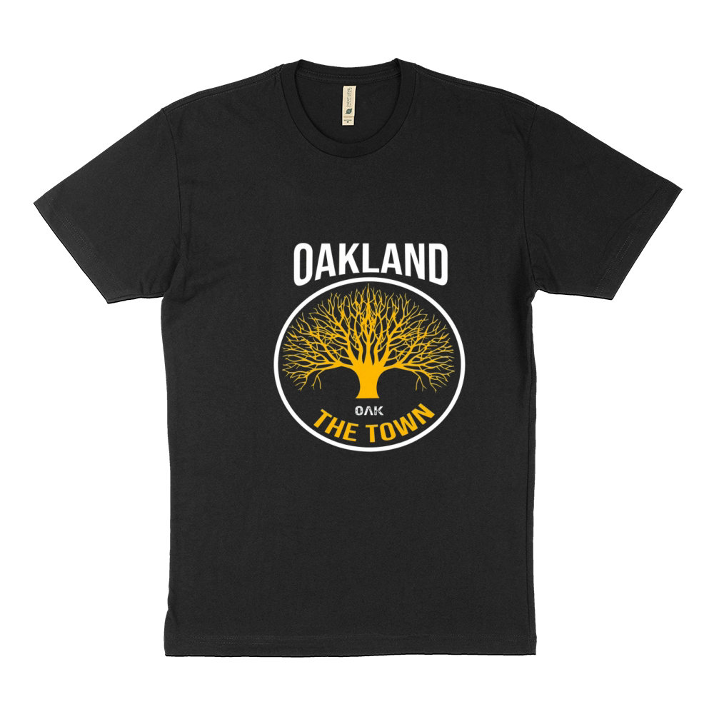 Oakland California Oak Stylish Tree Town For Okland Sustainable T-Shirt