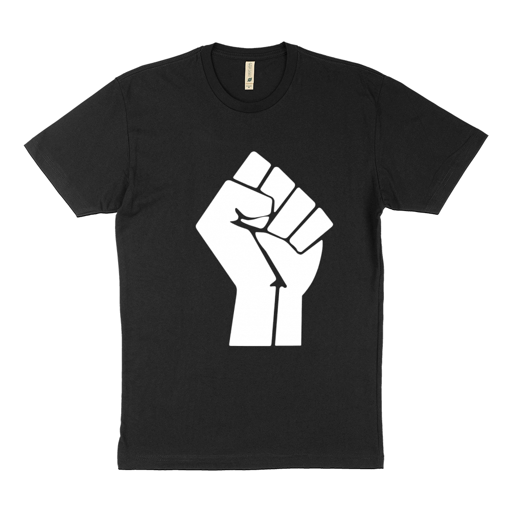 Raised Fist - Black Power T-Shirt Sustainable T-Shirt