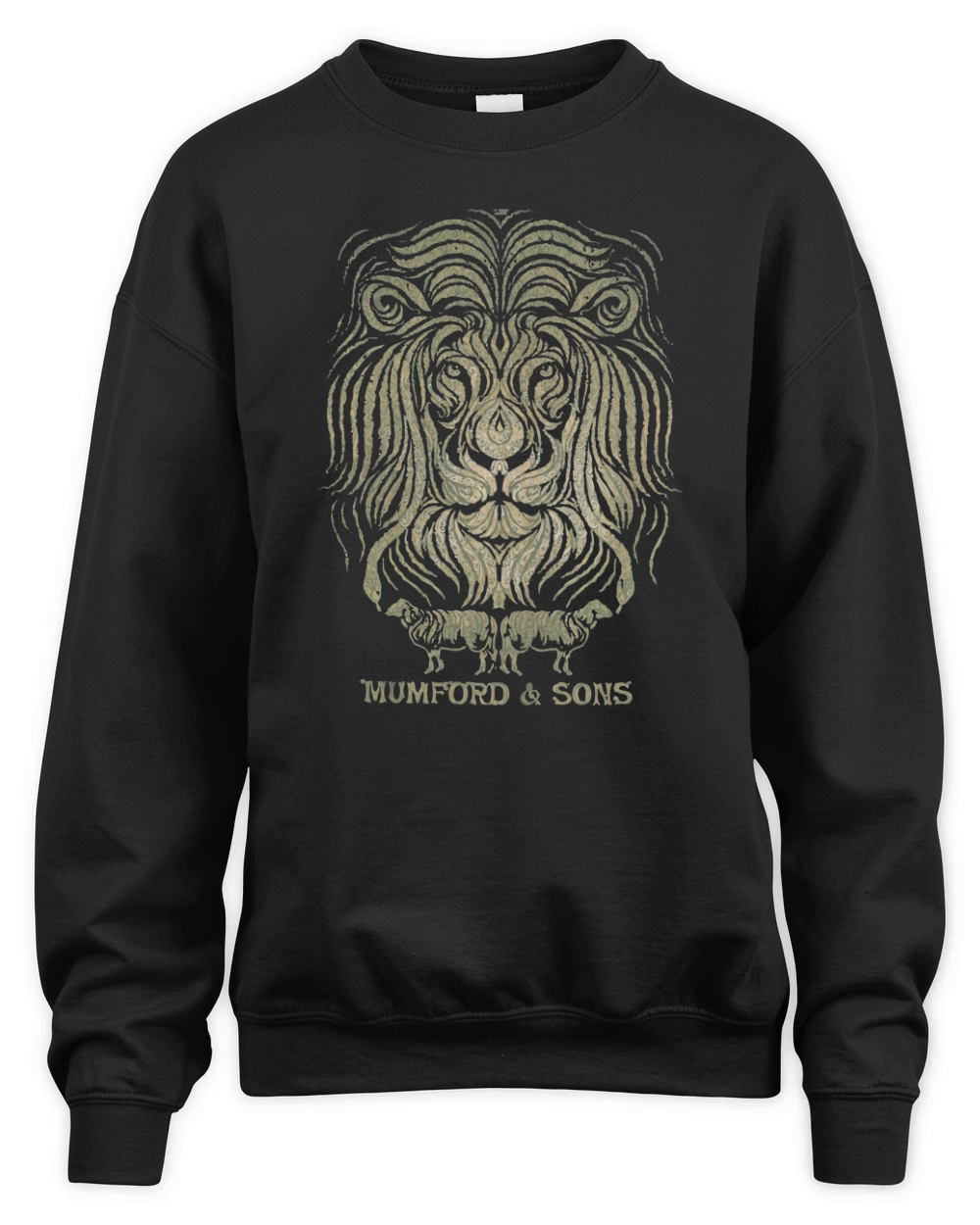 Mumford  Sons  Lion Unisex Premium Crewneck Sweatshirt