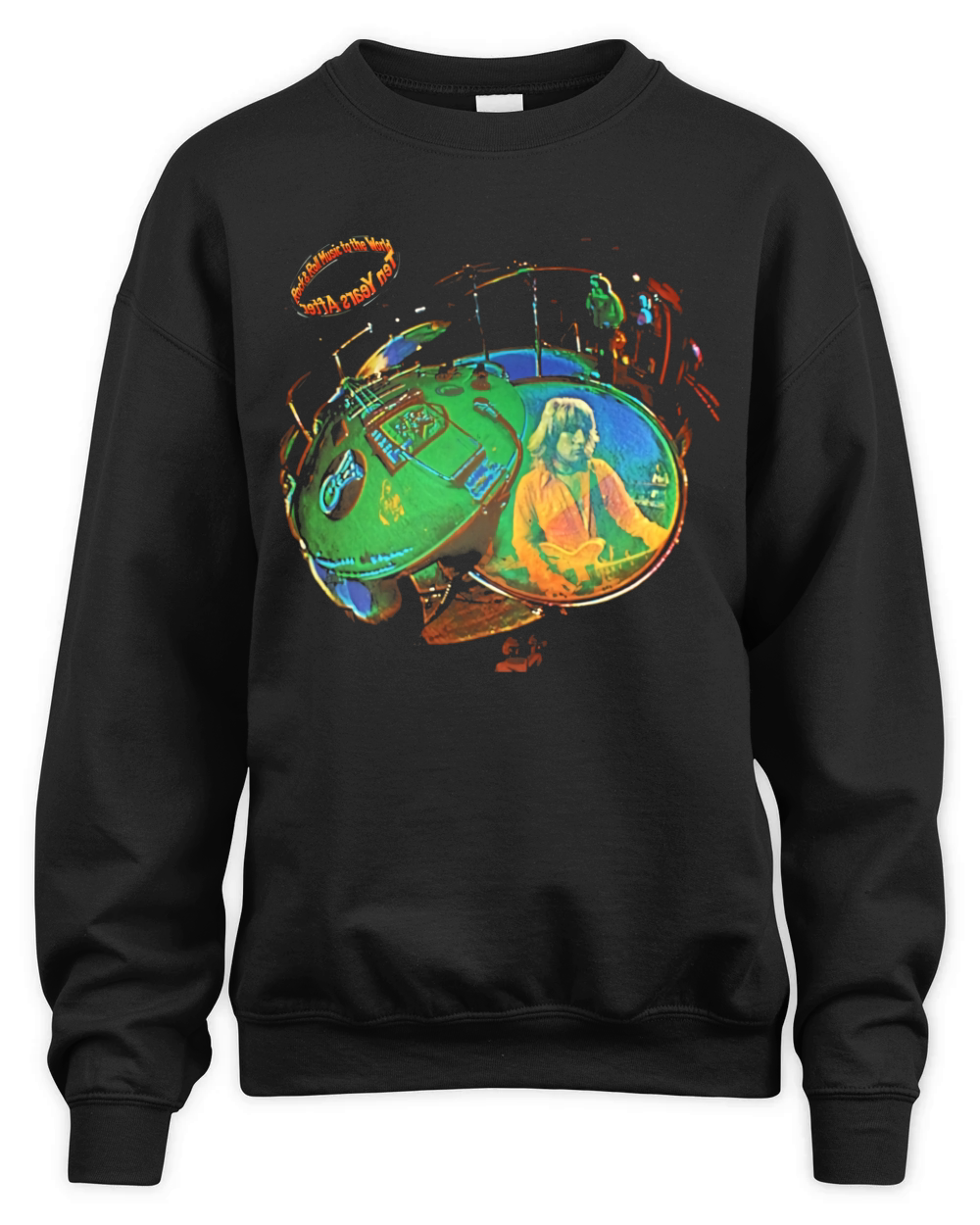 Ten Years After Rock n Roll Music to the World Unisex Premium Crewneck Sweatshirt