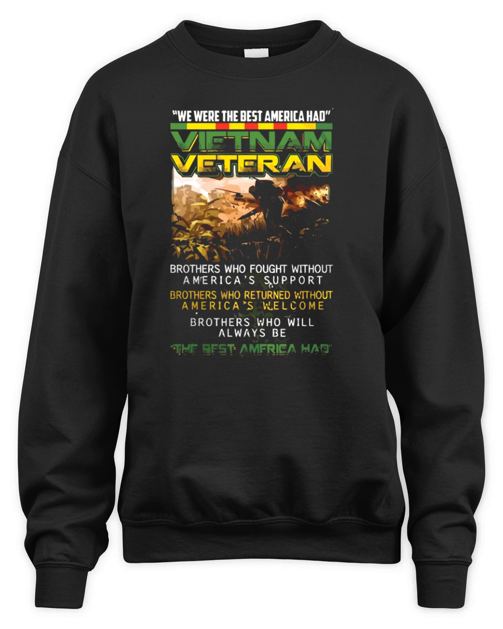 Vietnam Veteran T Shirt Unisex Premium Crewneck Sweatshirt