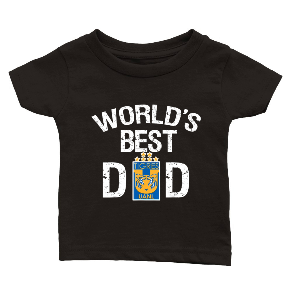 FC Tigres UANL Mexico World's Best Dad Father's Day Gift Classic Baby Crewneck T-shirt