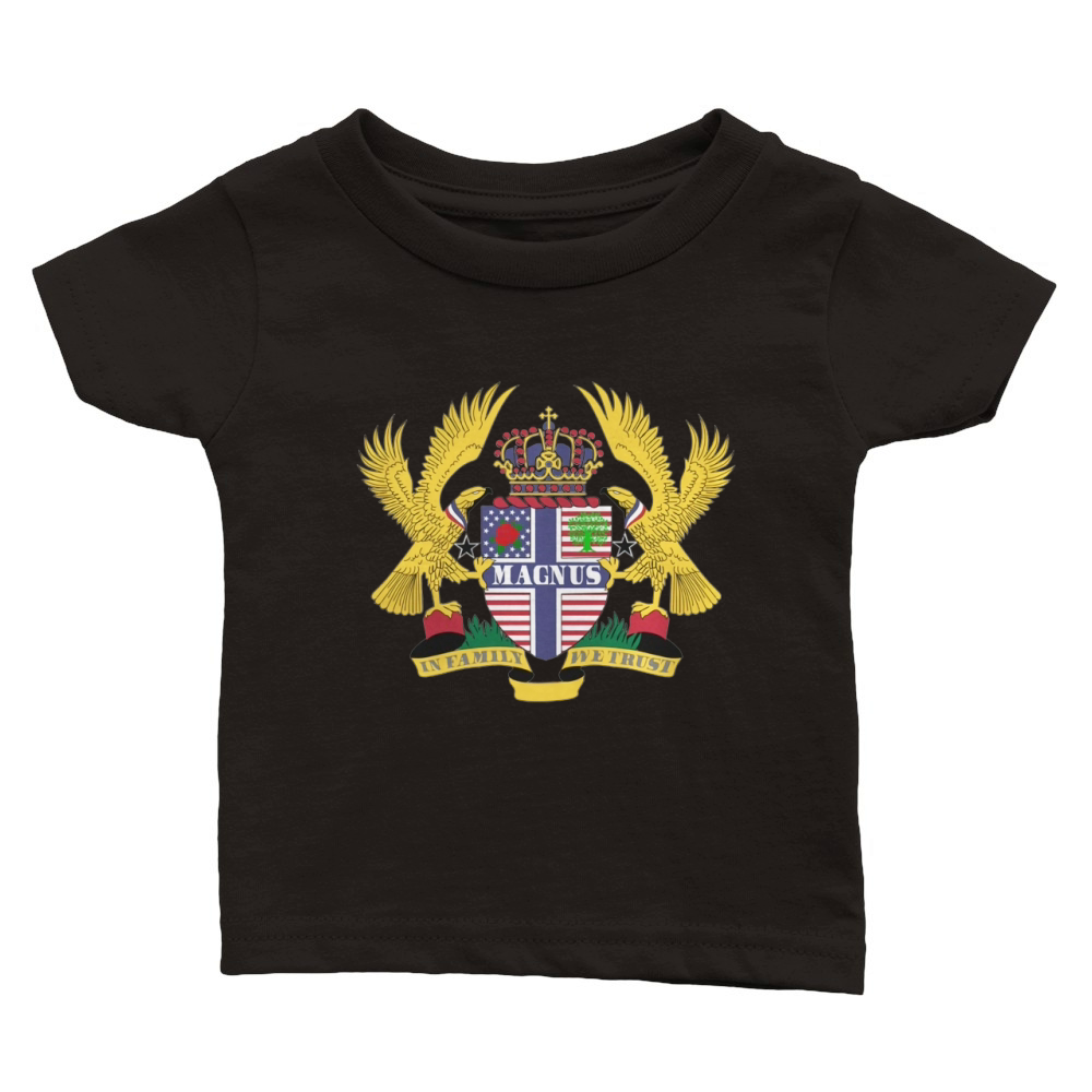 Magnus Family Crest For American People - Magnus Family T-Shirt, Hoodie, Sweatshirt Classic Baby Crewneck T-shirt