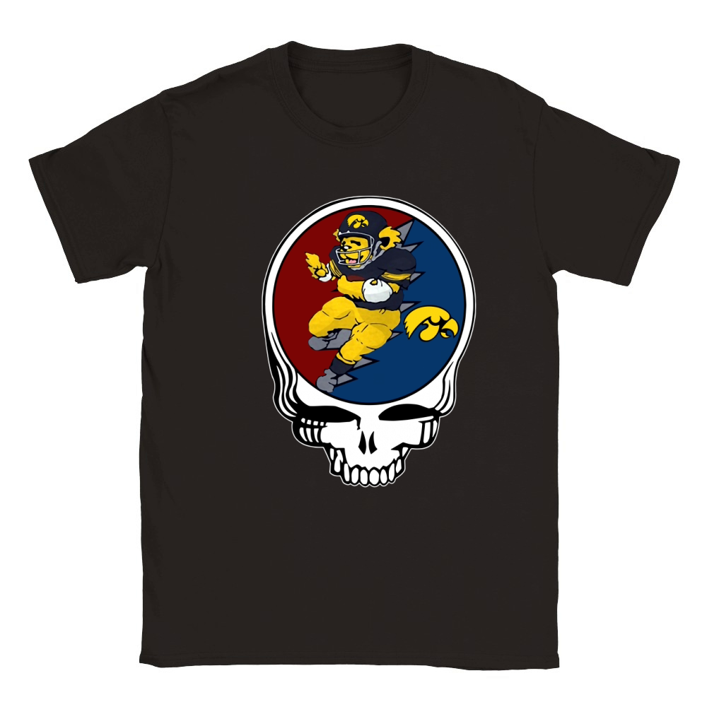 GratefulDead Iowa Hawkeyes Classic Kids Crewneck T-shirt