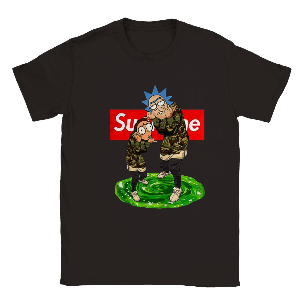 Official Supreme Rick and Morty hoodie Classic Kids Crewneck T-shirt