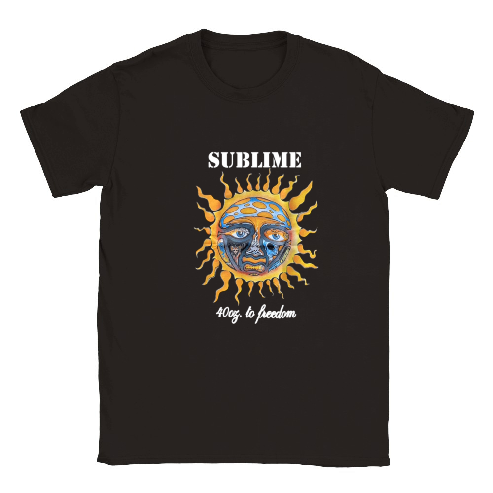 Officially Licensed Vintage Sublime Gift For Women Men Classic Kids Crewneck T-shirt
