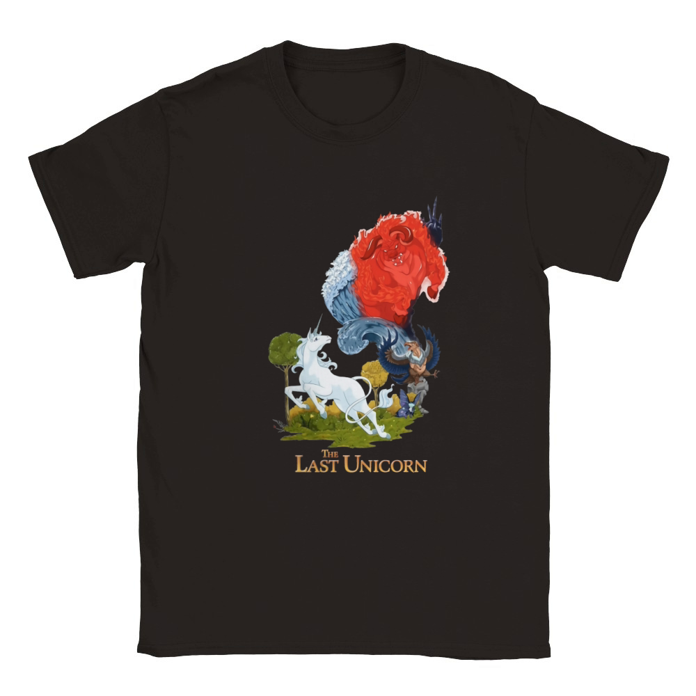 The Last Unicorn 1982 Classic Kids Crewneck T-shirt