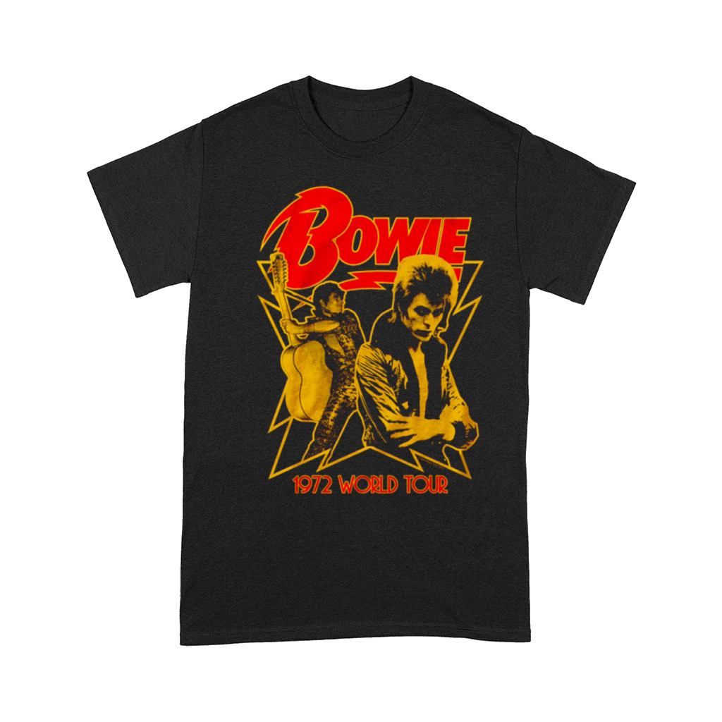 1972 World Tour David Bowie Comfort T-shirt