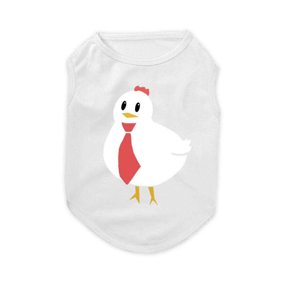 Cute-Hen-tie-T-Shirt--Low-key-anime-shirt Pet T-Shirt