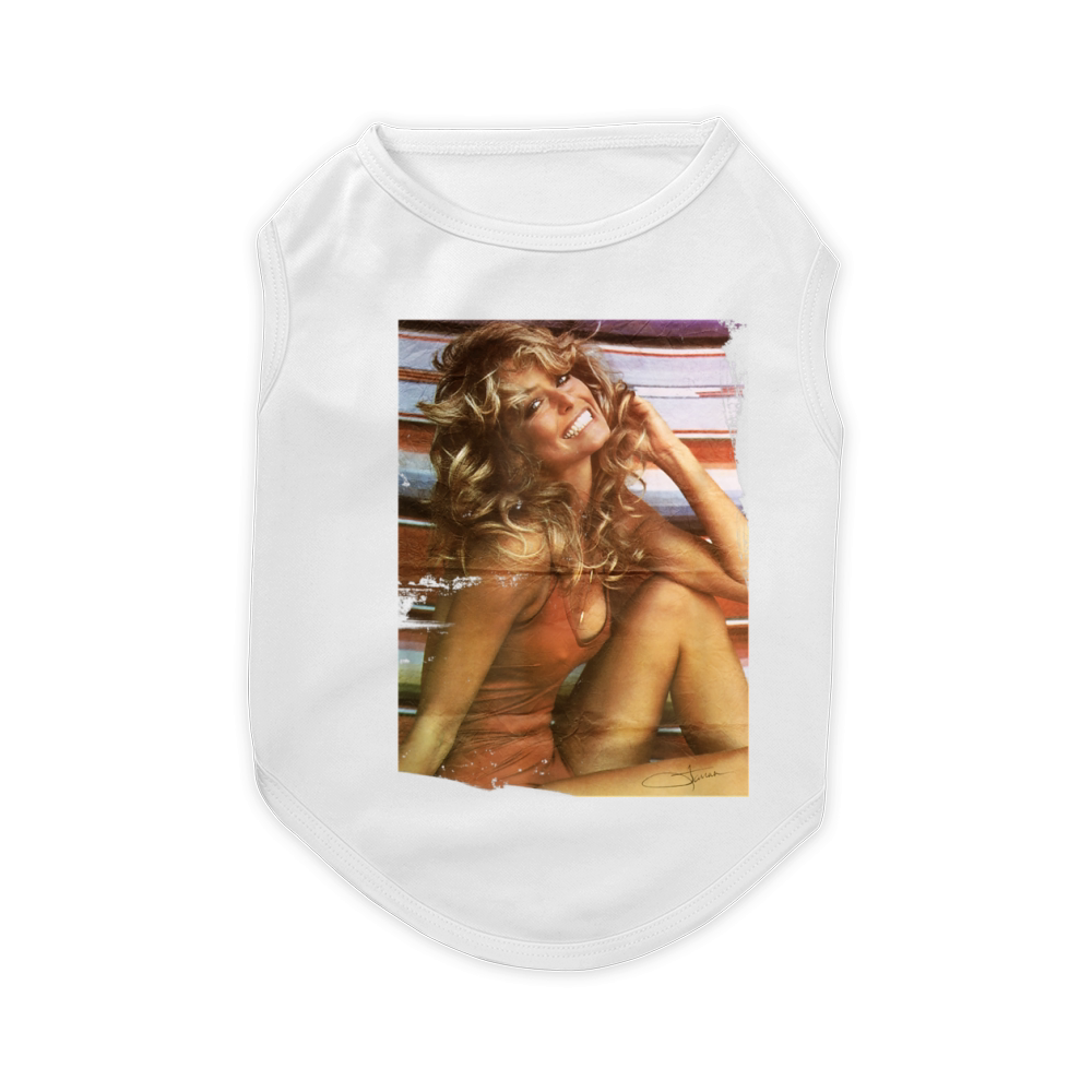 Farrah Fawcett Legendary Poster T-shirt Pet T-Shirt