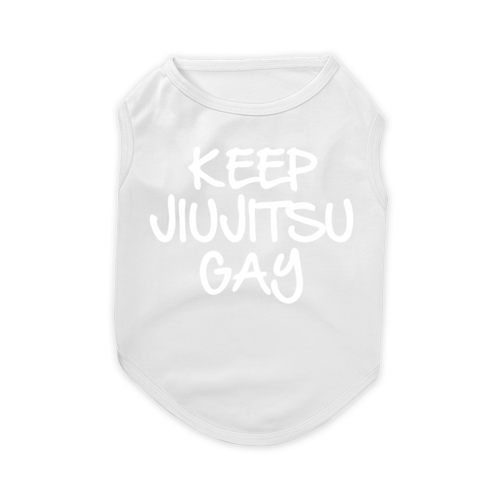 KEEP JIUJITSU GAY Pet T-Shirt