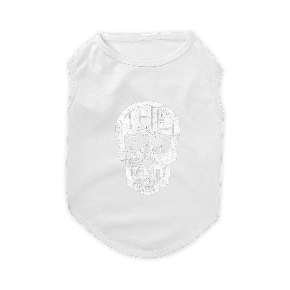 The 27 Club Coffee Skull Logo Pet T-Shirt