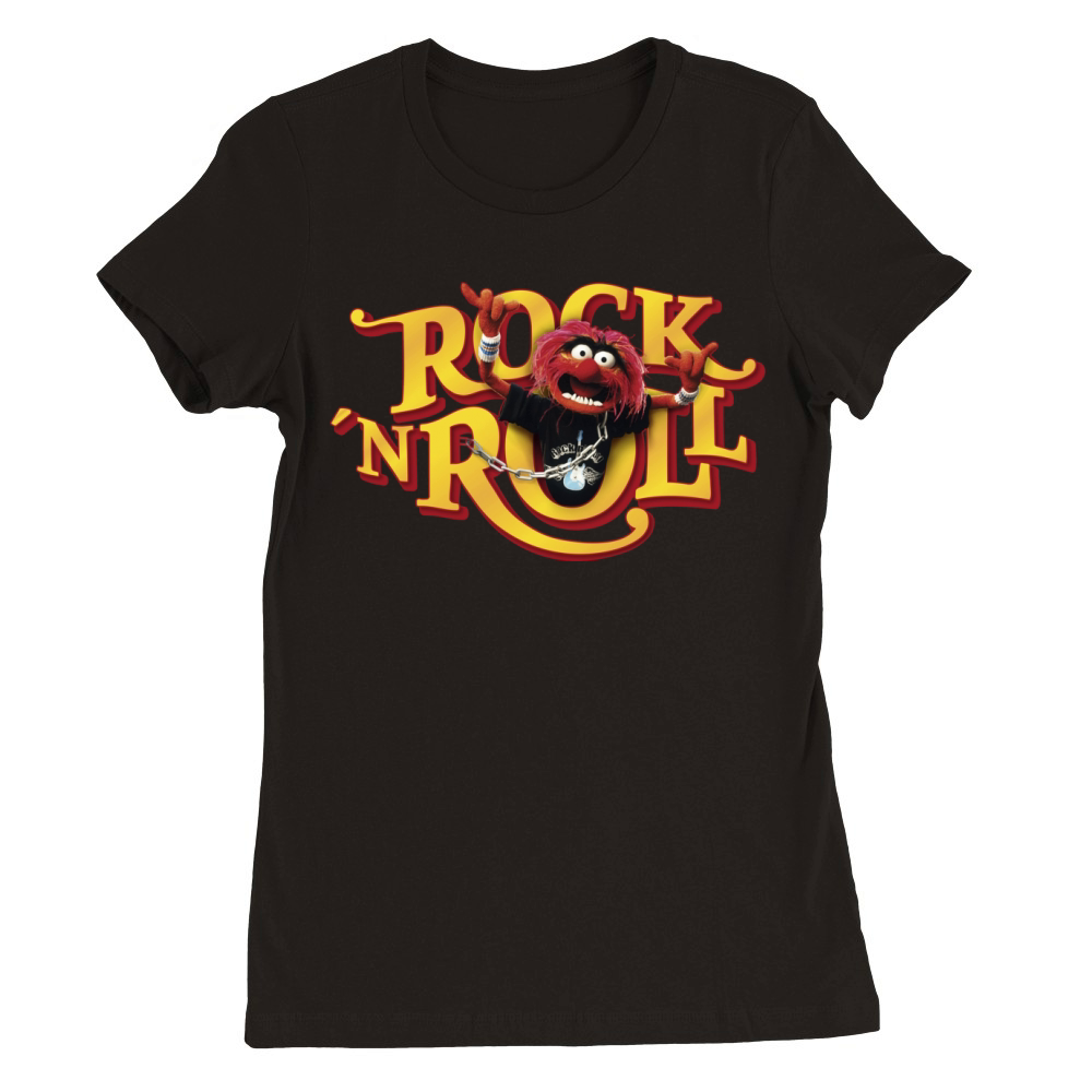 Muppets Rock`n`Roll Premium Womens Crewneck T-shirt