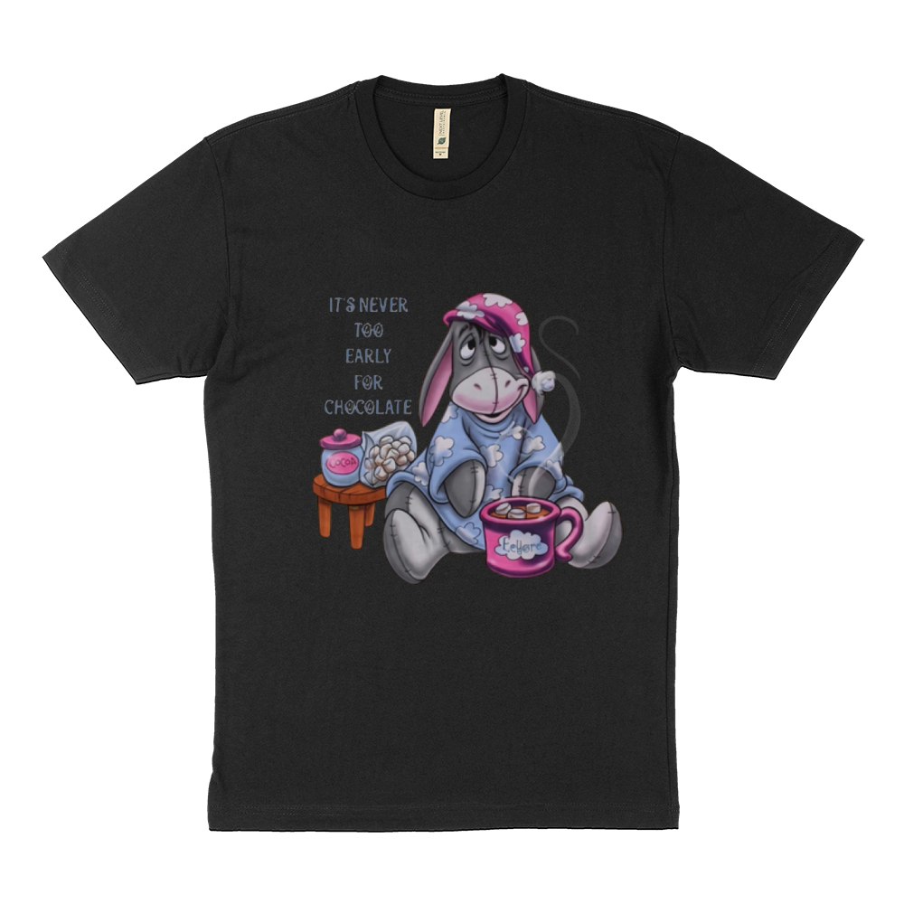 It’s Never Too Early For Chocolate Eeyore shirt Sustainable T-Shirt