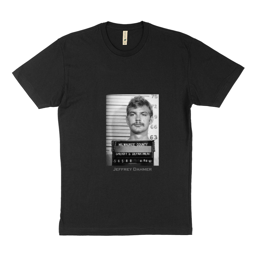 Jeffrey Dahmer Serial Killer Mugshot Sustainable T-Shirt