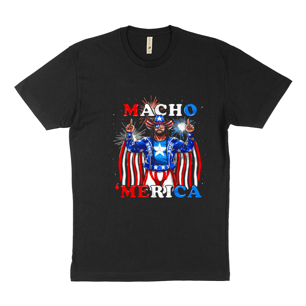 Macho Merica Usa Randy Savage America Man Sustainable T-Shirt