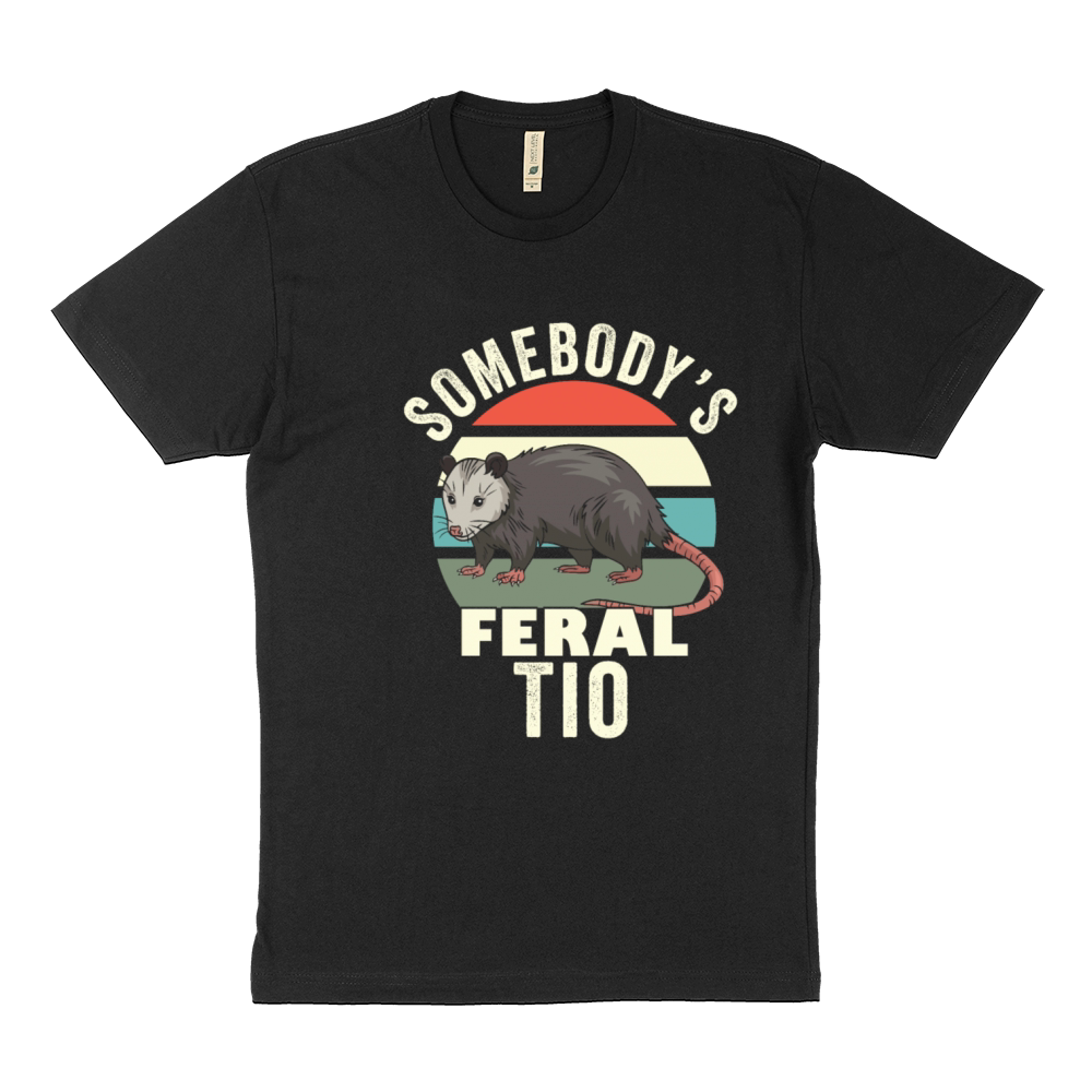 Somebody's Feral Tio Spanish Uncle Feral Cat Dad Sustainable T-Shirt