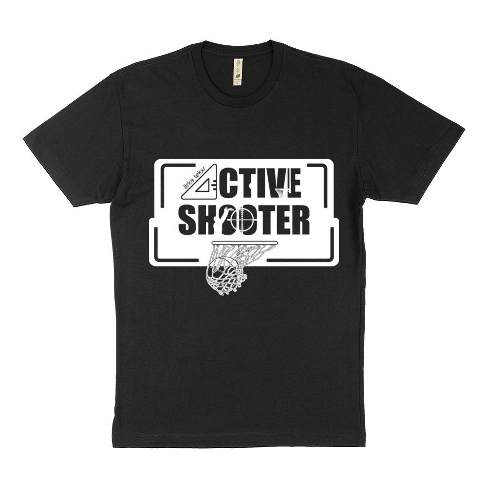 SPORTS - Basketball - Active Shooter White Sustainable T-Shirt