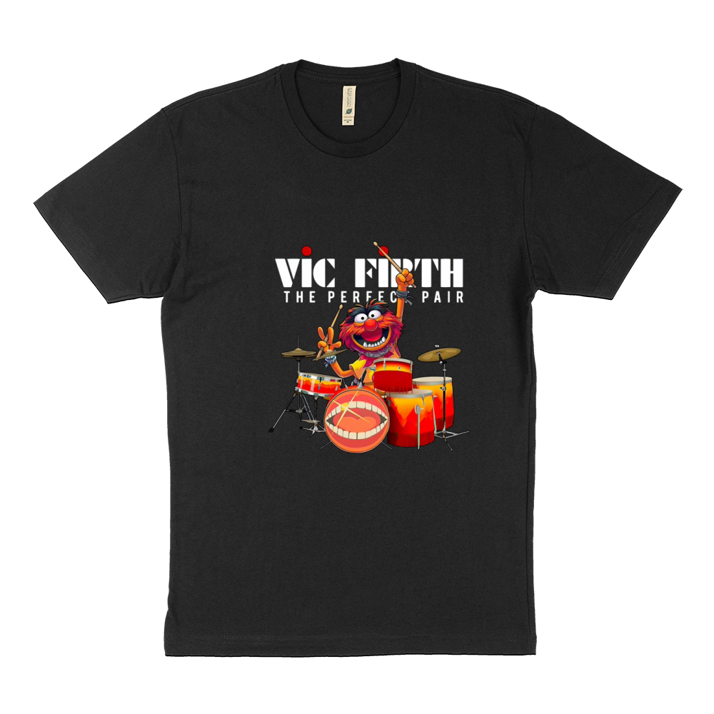 The Muppet Show Animal Playing Vic Firth The Perfect Pair Drums Shirtc Sustainable T-Shirt