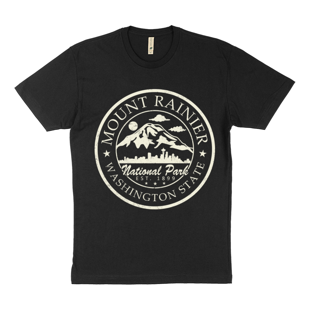 Vintage National Park Mt Rainier Sustainable T-Shirt