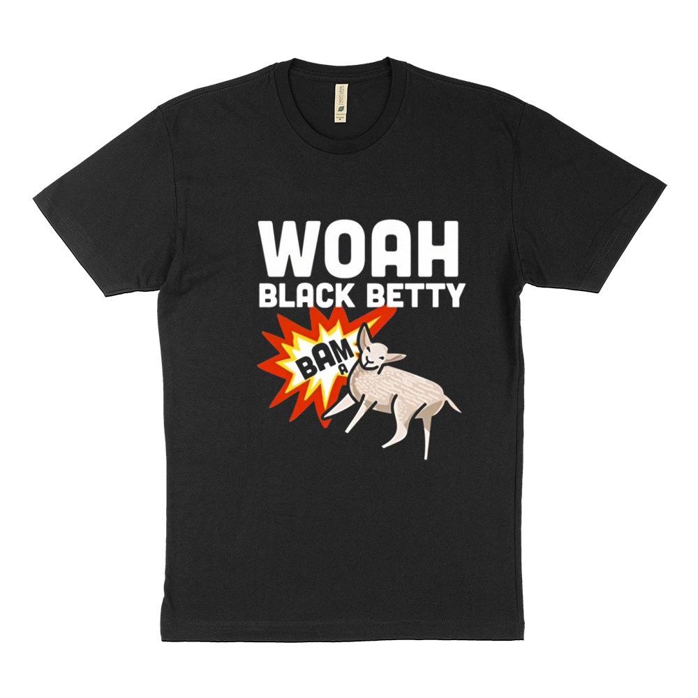 Woah Black Betty Bam A Lamb Funny Song Meme Graphic Sustainable T-Shirt