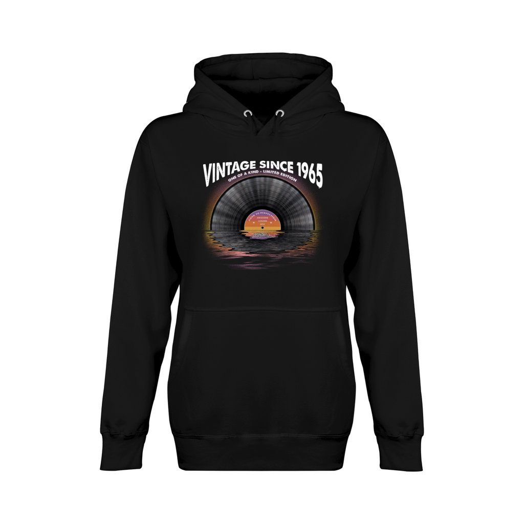 Vintage since 1965 Retro Disco Music Vintage Unisex Premium Pullover Hoodie