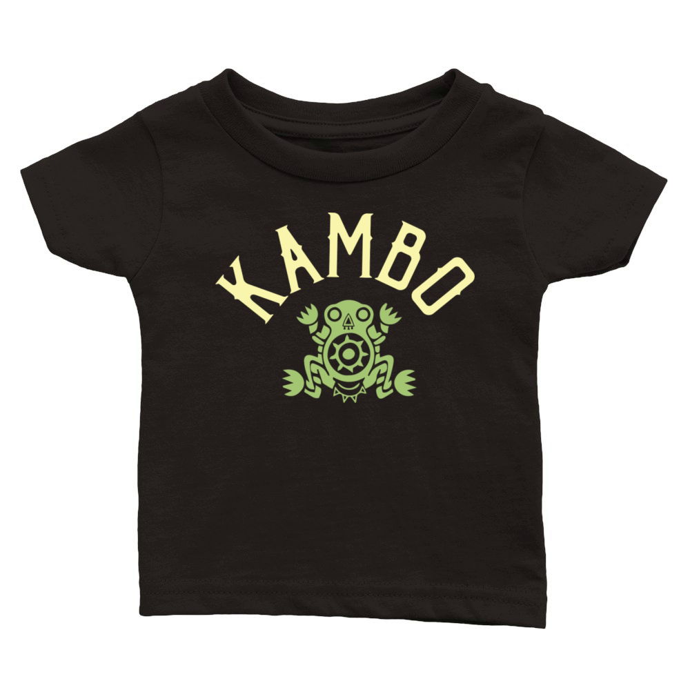 Kambo Jungle Medicine Sapo Tree Frog Quote Design Classic Baby Crewneck T-shirt