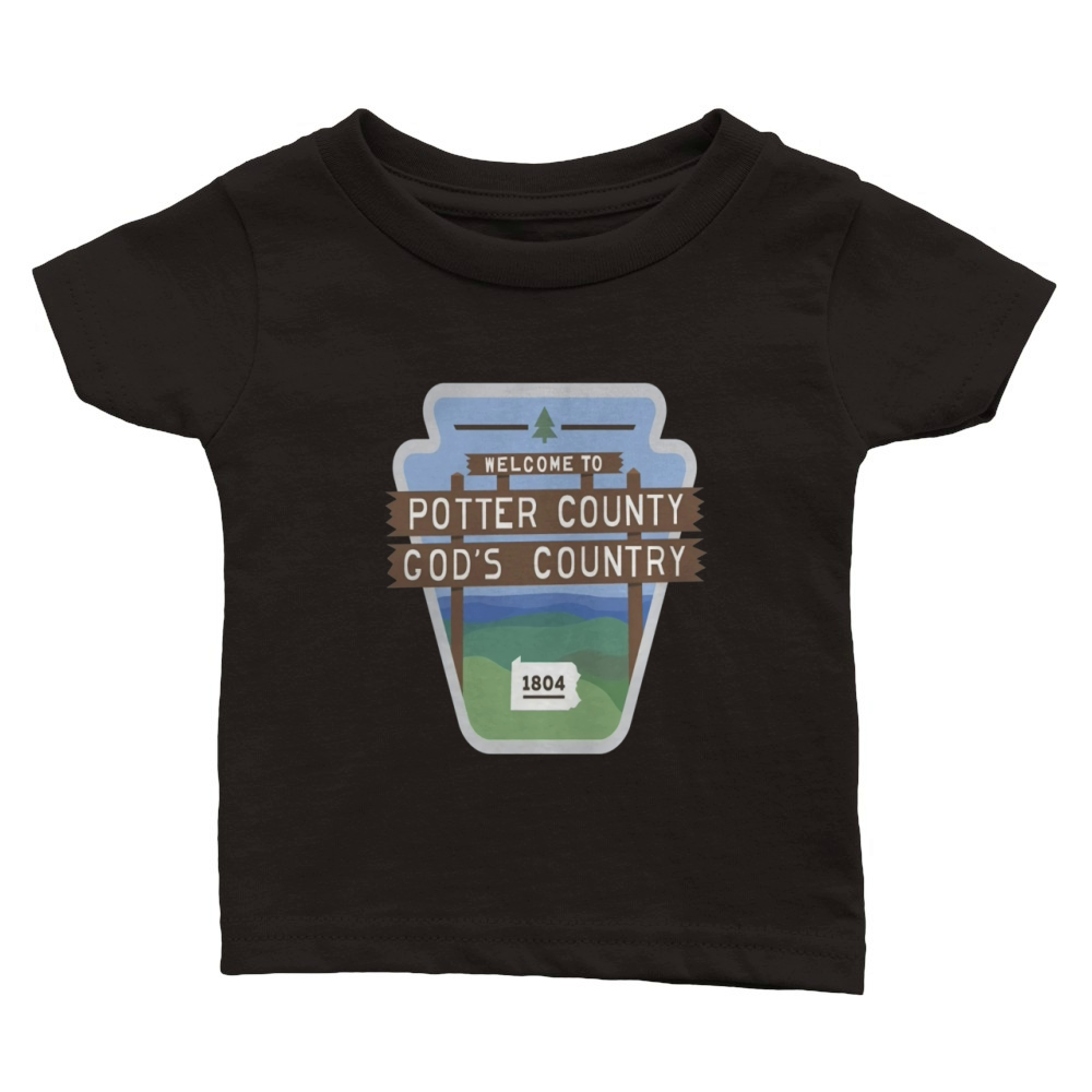 potter county pa Classic Baby Crewneck T-shirt
