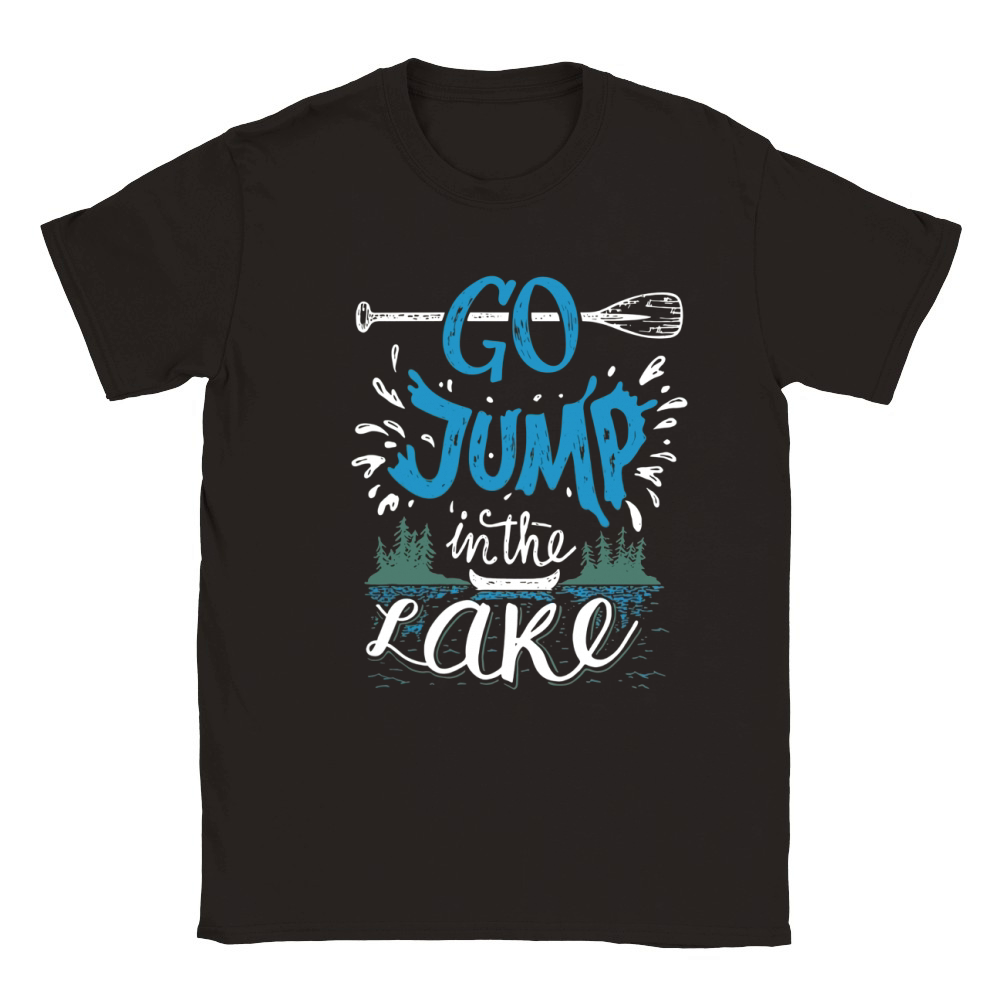 Go Jump In The Lake Frontside Classic Kids Crewneck T-shirt